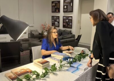 Shahla Nabilzadeh at her book launch